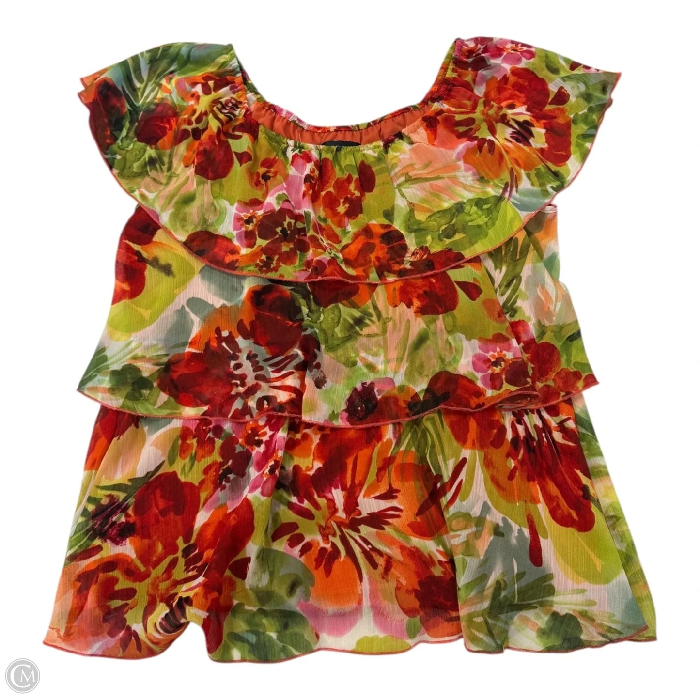 Top Sleeveless By Spense In Multi-colored, Size: M