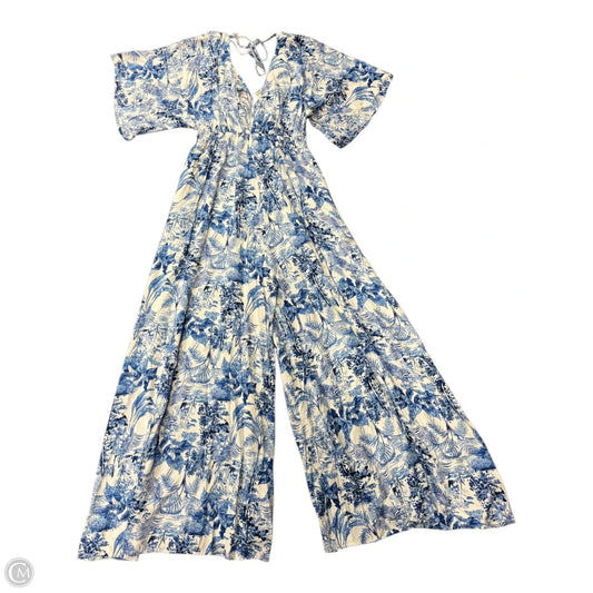 Dress Casual Maxi By Baltic Born In Blue & White, Size: S