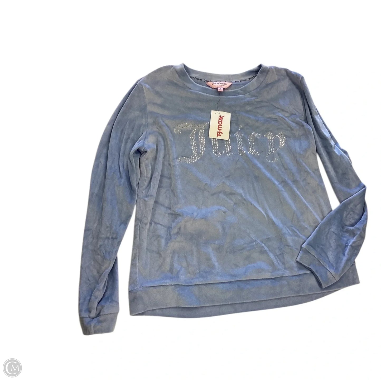 Top Long Sleeve By Juicy Couture In Blue, Size: S