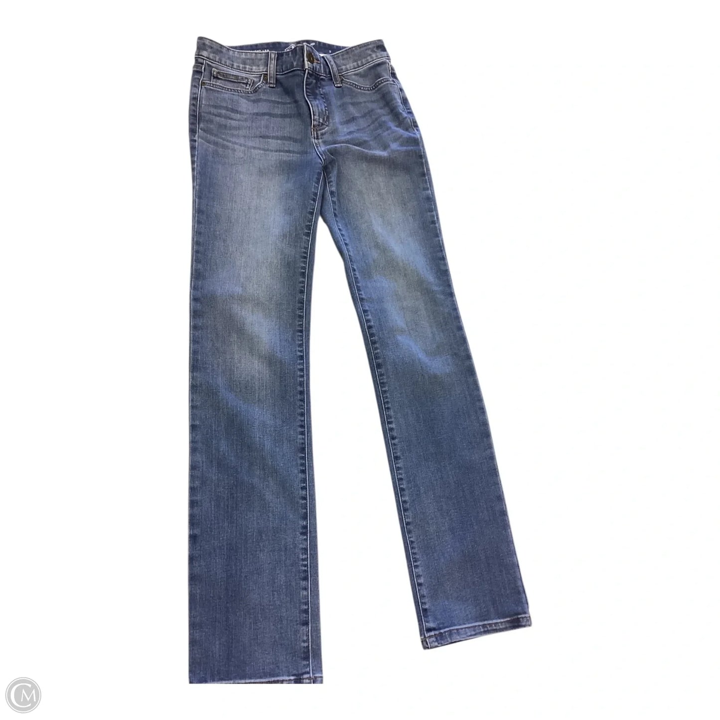 Jeans Straight By St Johns Bay In Blue Denim, Size: 2