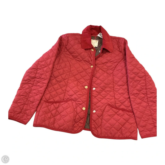 Jacket Puffer & Quilted By Old Navy In Red, Size: M