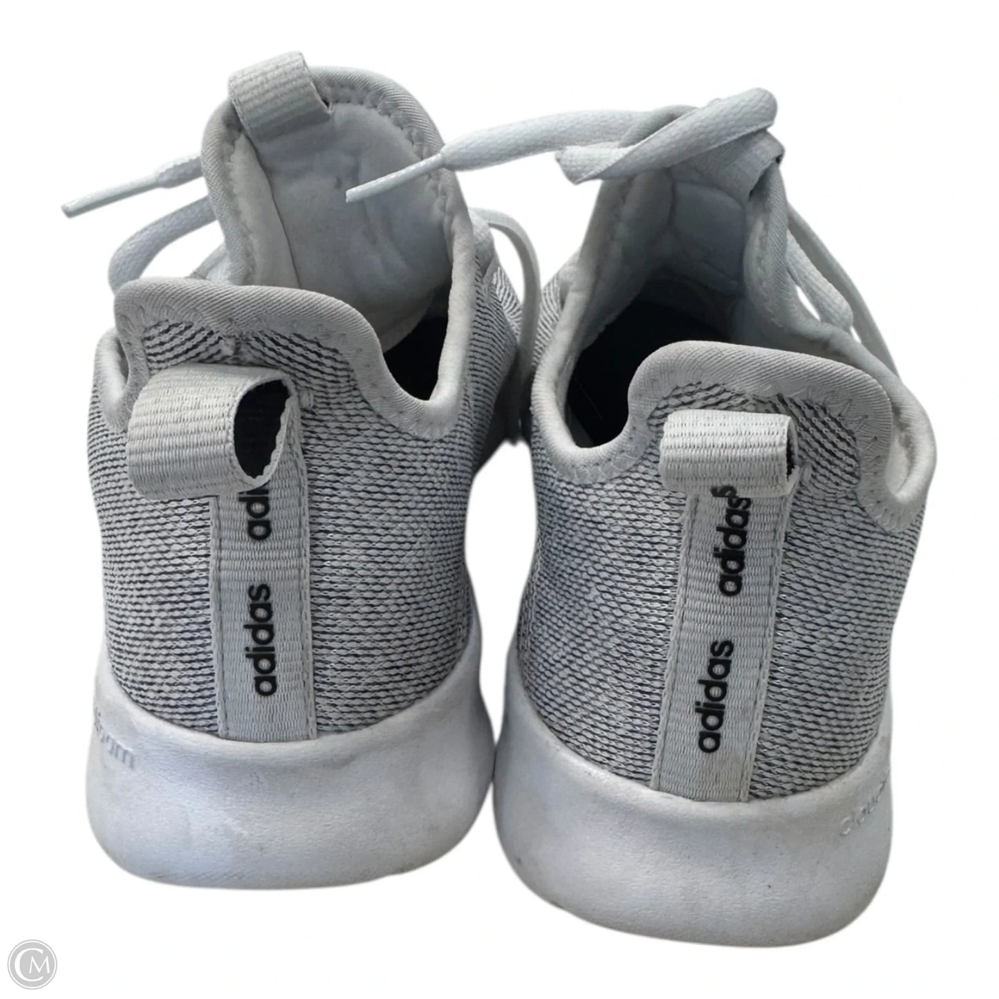 Shoes Sneakers By Adidas In Grey & White, Size: 9