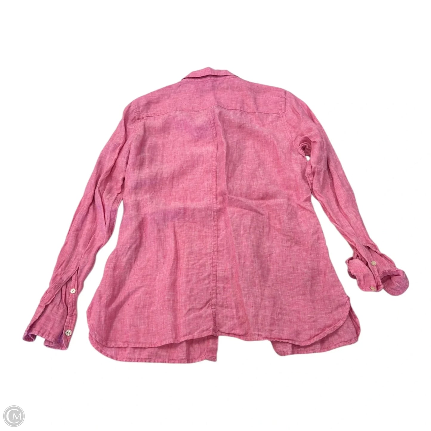 Top Long Sleeve By Talbots In Pink, Size: S