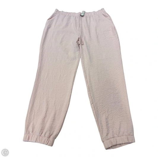 Pants Wide Leg By Discreet Wear In Pink, Size: L