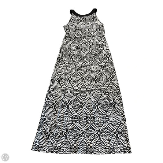 Dress Casual Maxi By Ab Studio In Black & White, Size: L