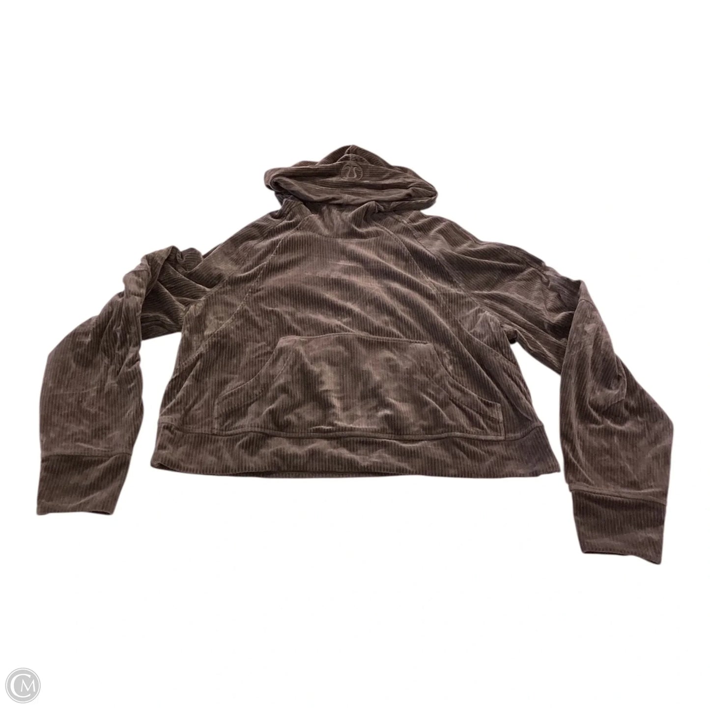 Sweatshirt Hoodie By Lululemon In Brown, Size: M