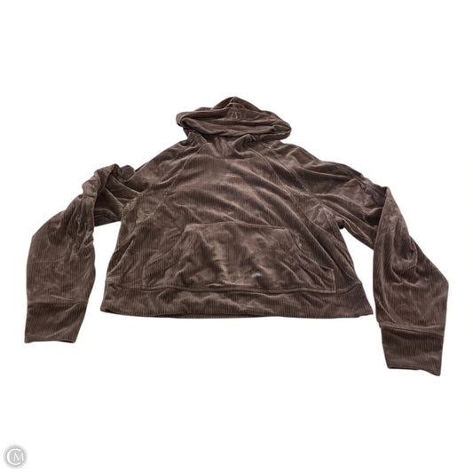 Sweatshirt Hoodie By Lululemon In Brown, Size: M