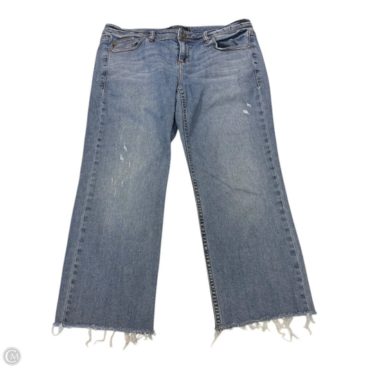 Jeans Cropped By Tommy Bahama In Blue Denim, Size: 10