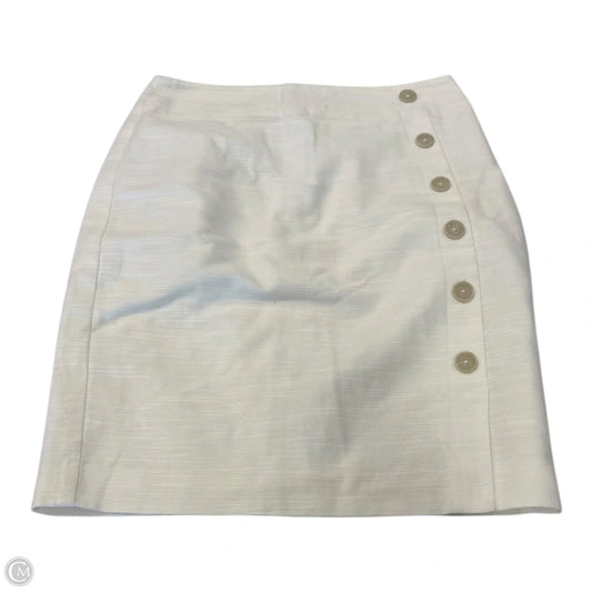Skirt Mini & Short By Loft In White, Size: 2p
