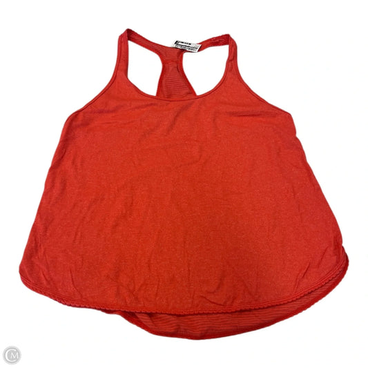 Athletic Tank Top By Lululemon In Orange, Size: S