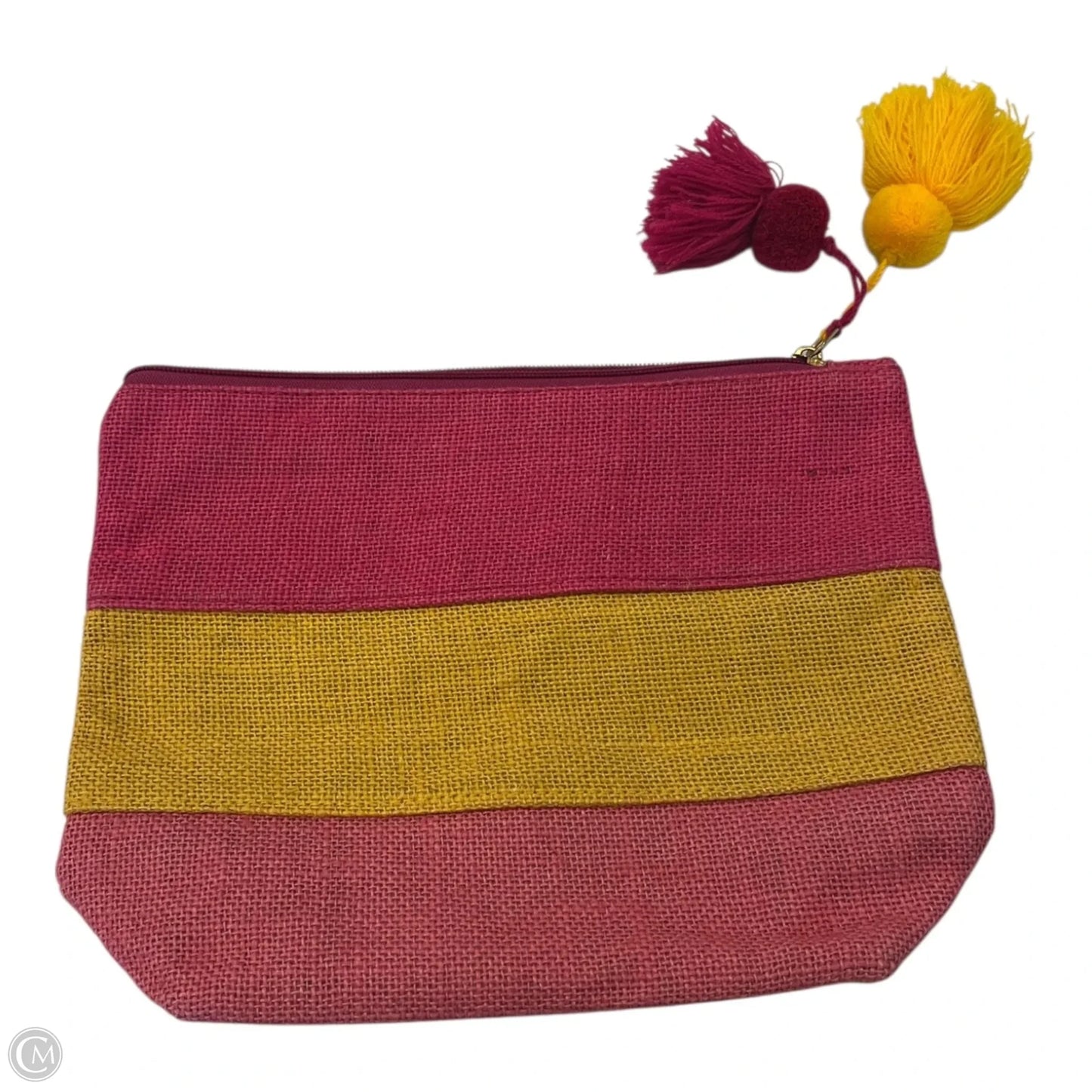 Makeup Bag By Mudpie, Size: Medium