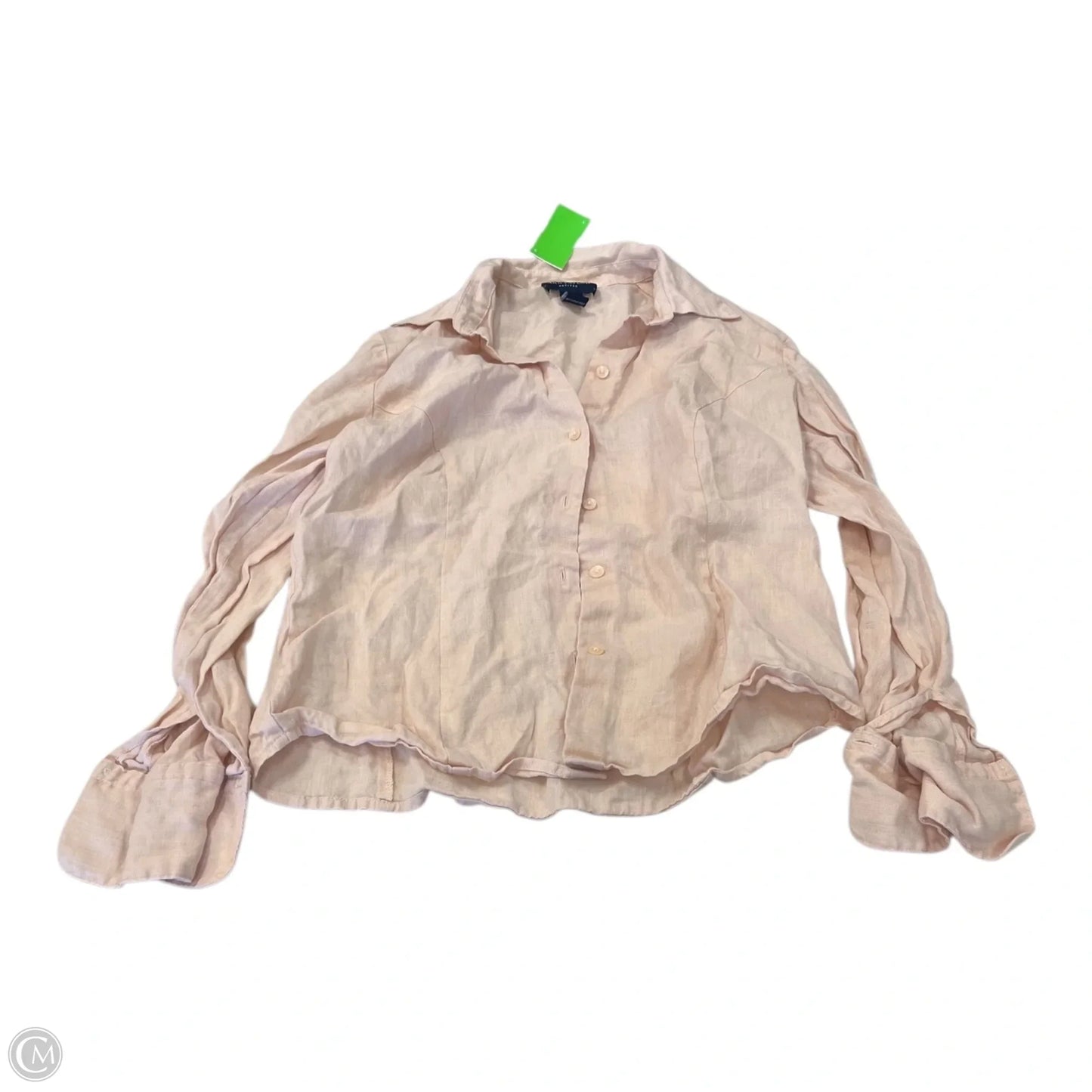 Top Long Sleeve By Ann Taylor In Pink, Size: 2p