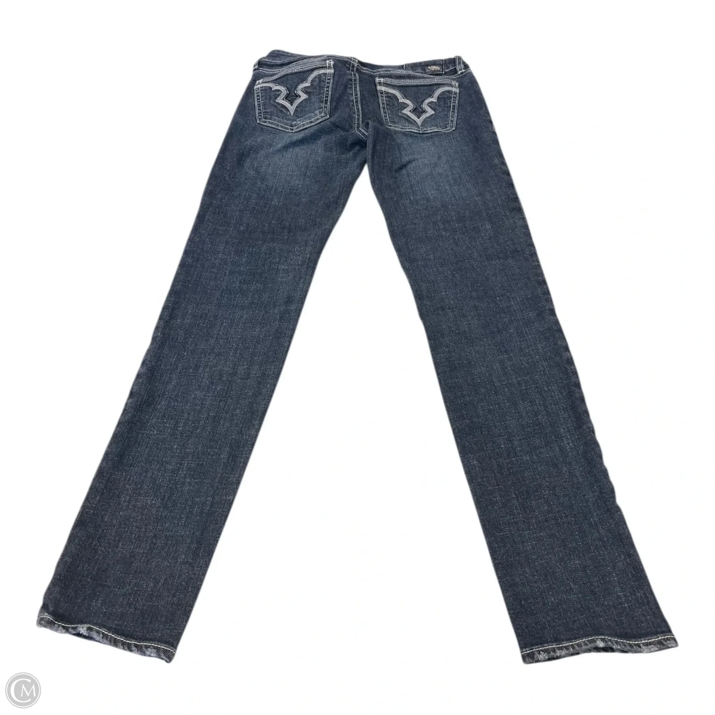 Jeans Skinny By Zara In Blue Denim, Size: 4