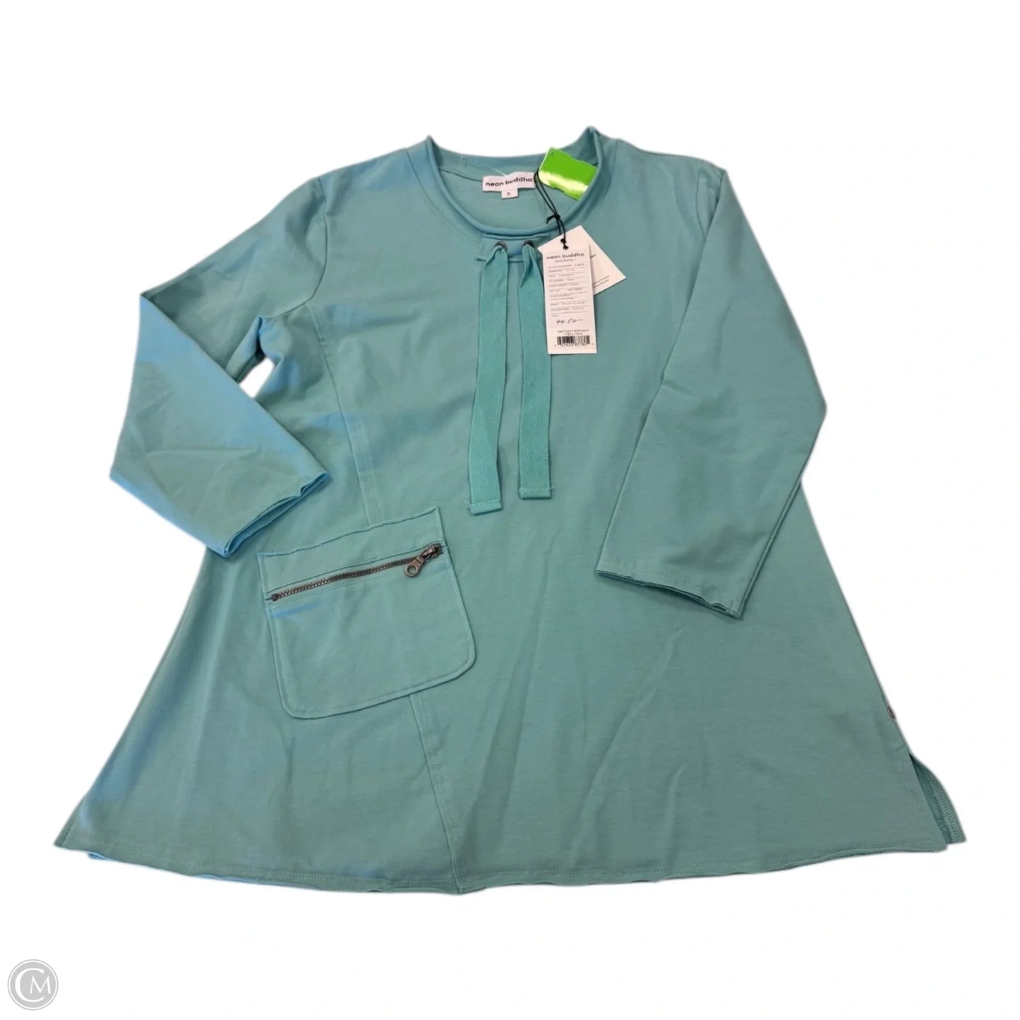 Top Long Sleeve By Neon Buddha In Blue, Size: S