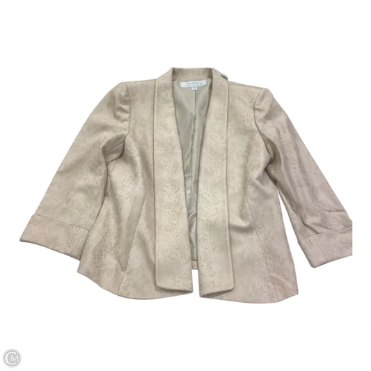 Blazer By Tahari In Tan, Size: 8