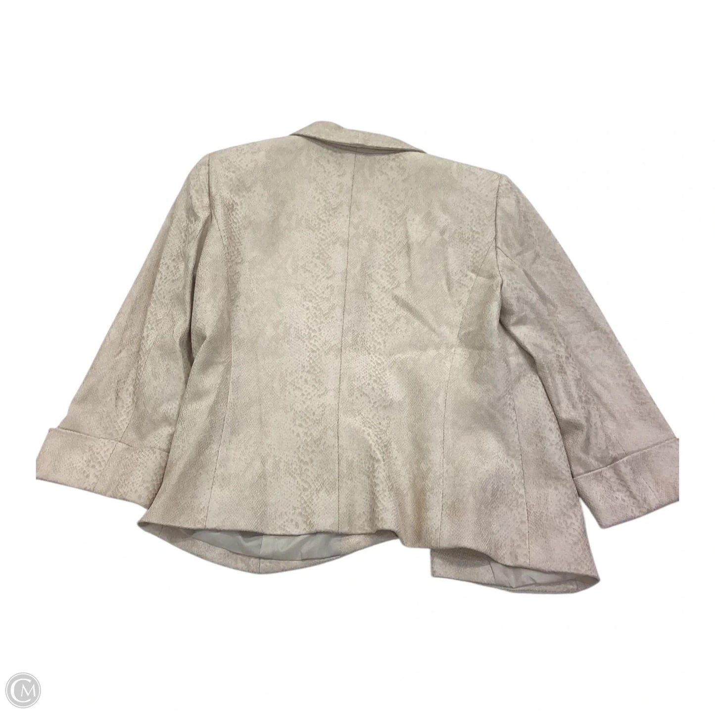 Blazer By Tahari In Tan, Size: 8