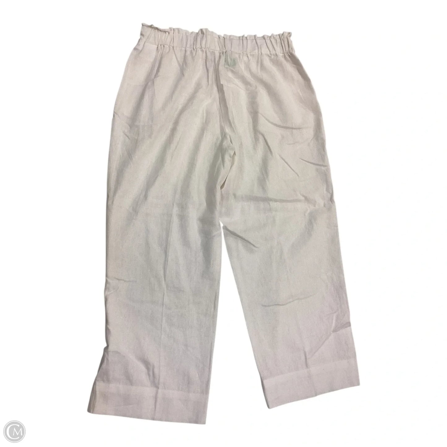 Pants Linen By Anne Klein In White, Size: M