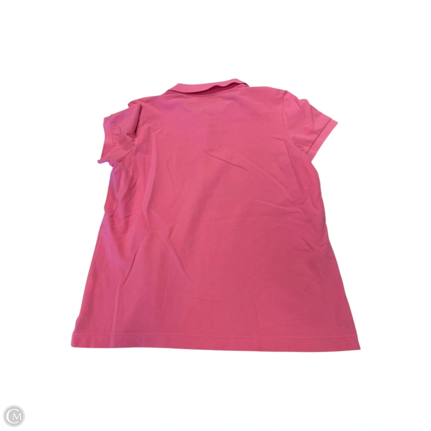 Top Short Sleeve Designer By Lilly Pulitzer In Pink, Size: L