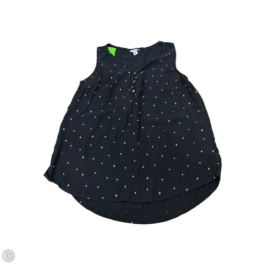 Top Sleeveless By Ann Taylor In Navy, Size: M