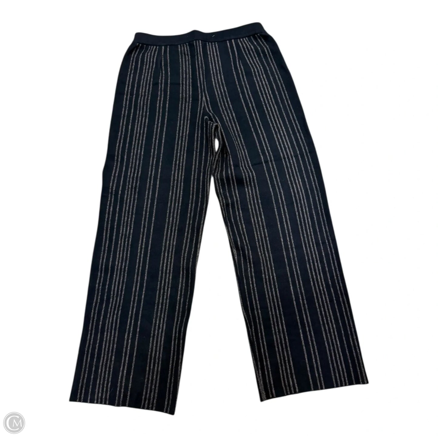 Pants Wide Leg By Misook In Black & Tan, Size: L