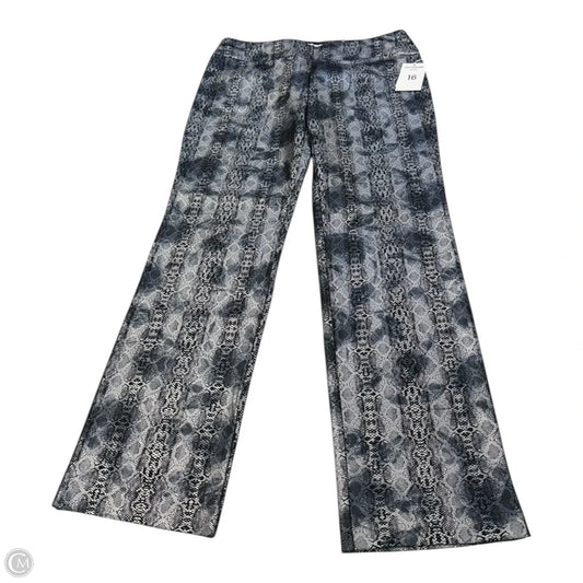 Pants Other By Clothes Mentor In Black & Silver, Size: 16