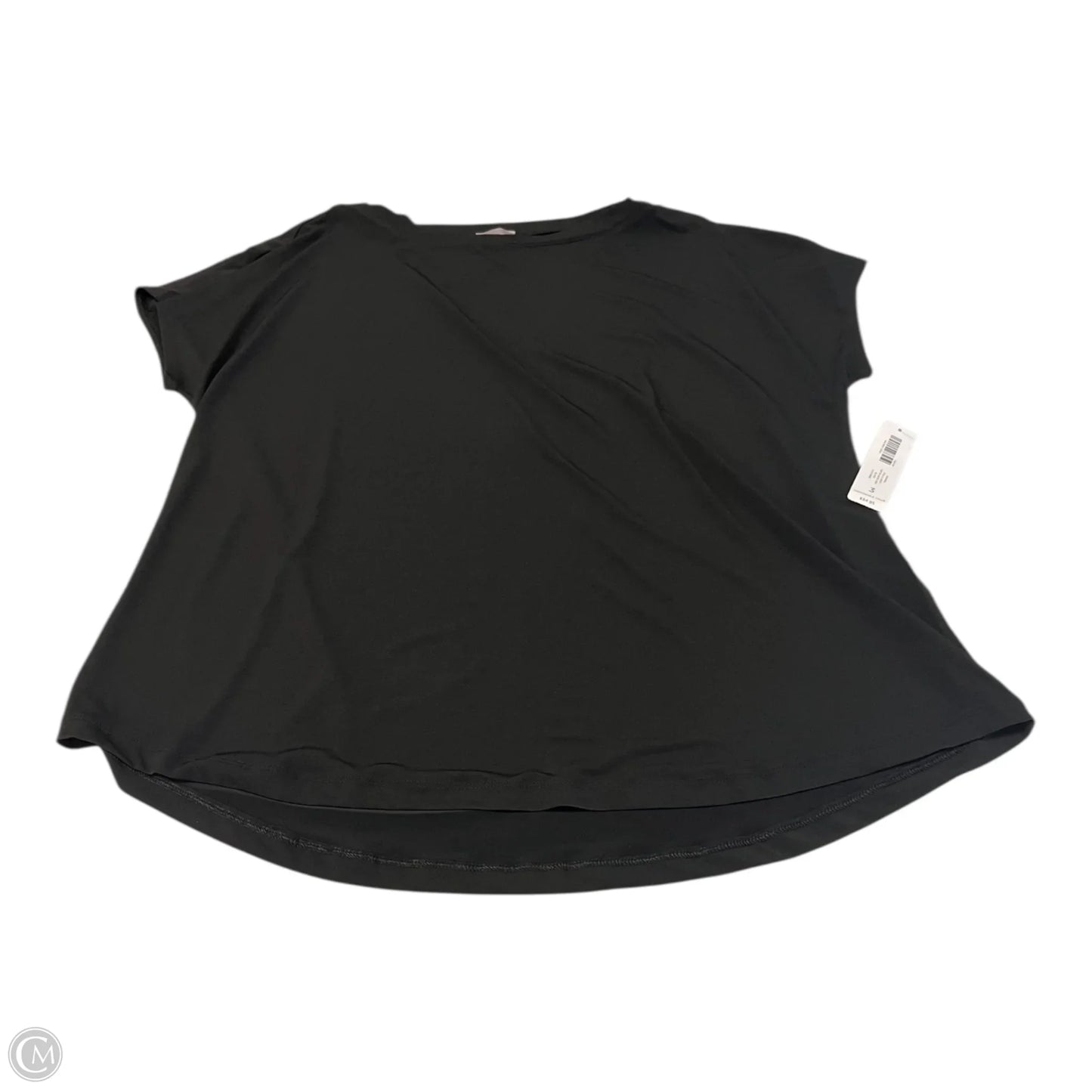 Top Short Sleeve Basic By Chicos In Black, Size: Xl