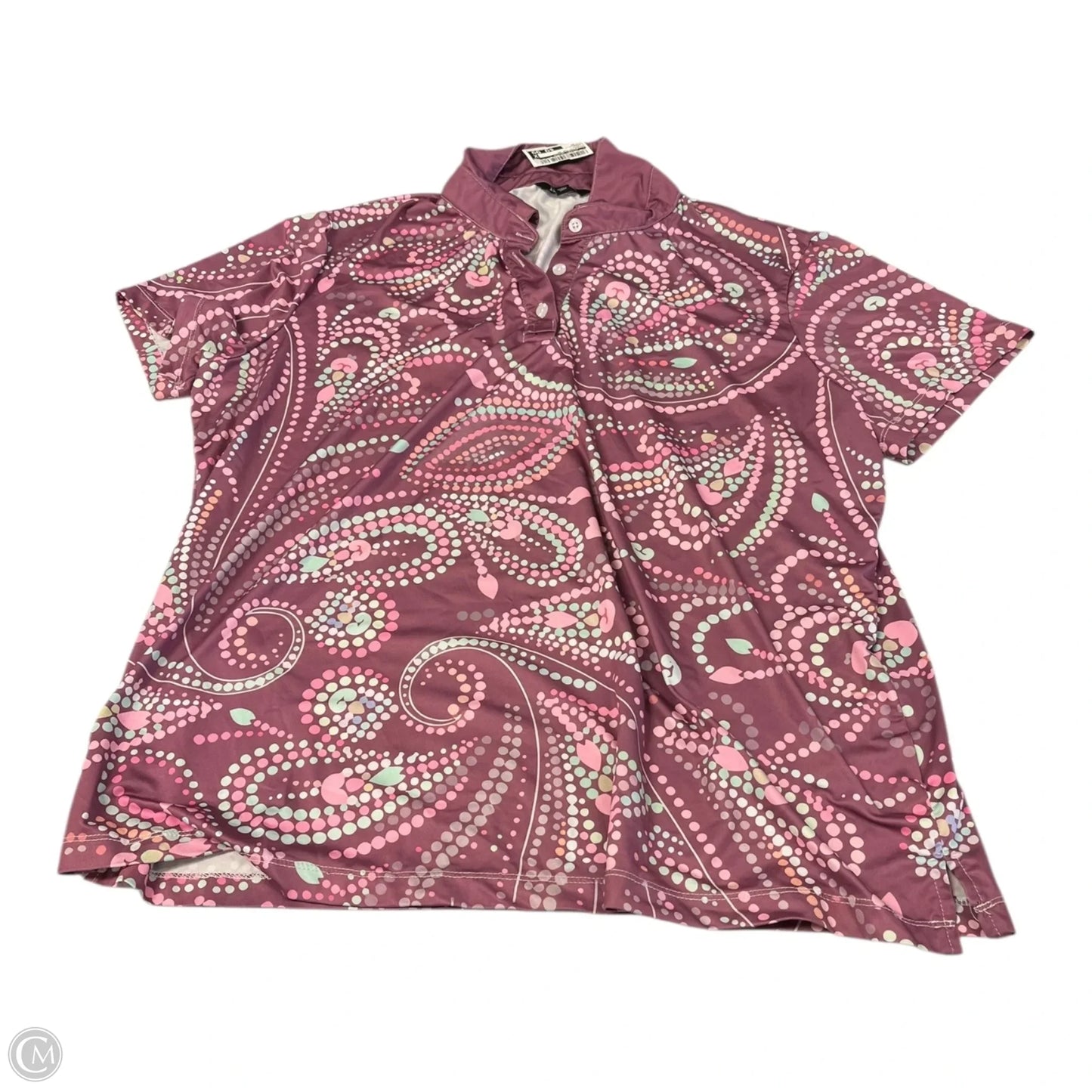 Athletic Top Short Sleeve By Clothes Mentor In Purple, Size: 3x