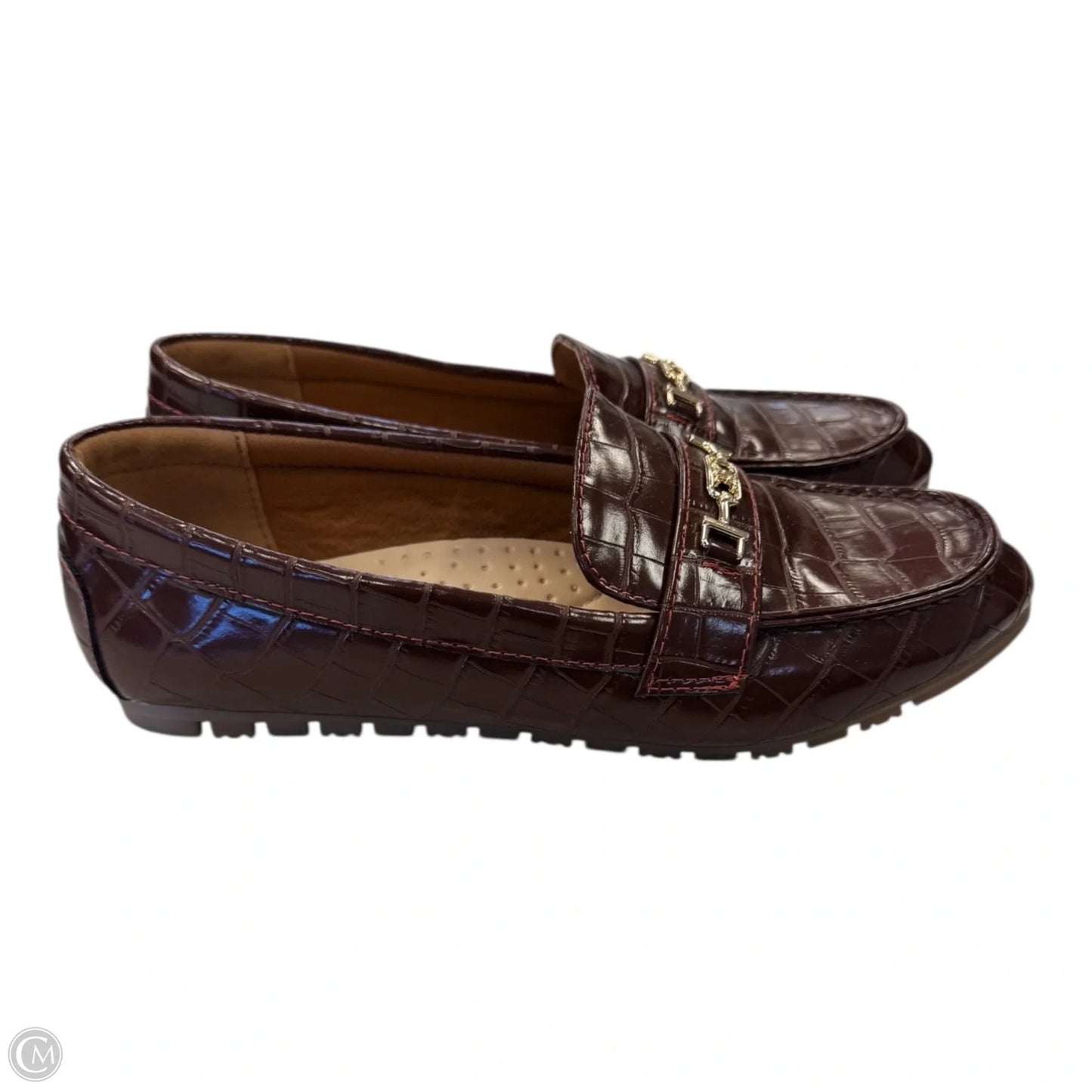 Shoes Flats By Clothes Mentor In Brown, Size: 9