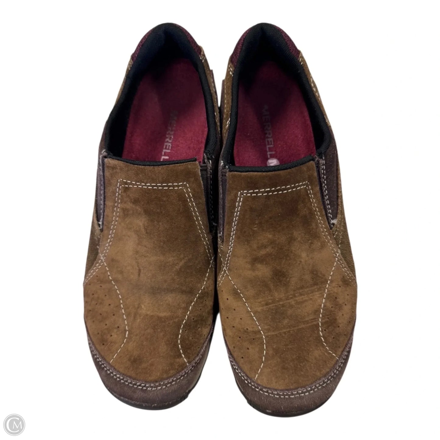 Shoes Flats By Merrell In Brown, Size: 9