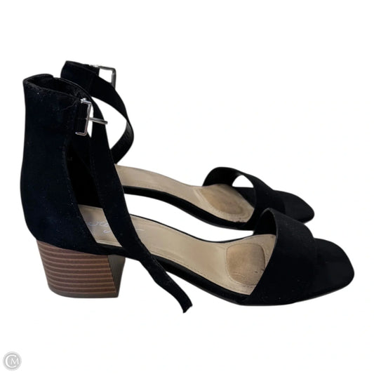 Shoes Heels Block By Clothes Mentor In Black, Size: 8.5