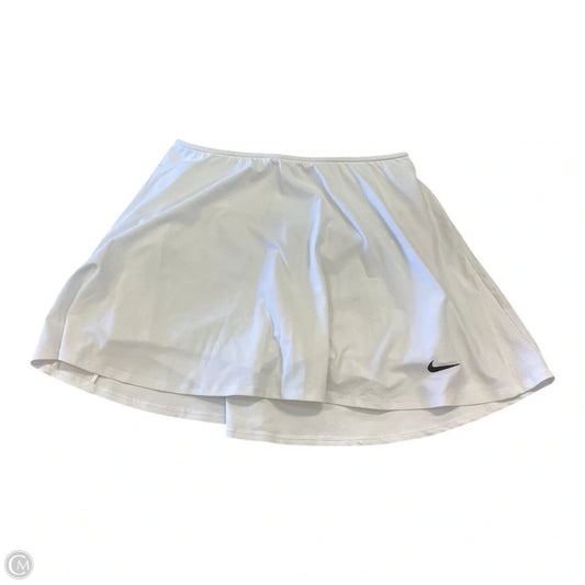 Athletic Skort By Nike Apparel In White, Size: S