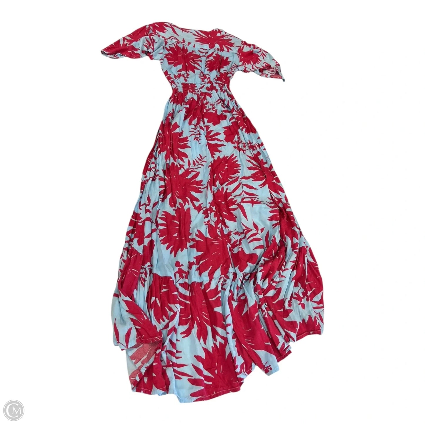 Dress Casual Maxi By Abel The Label In Blue & Red, Size: Xs