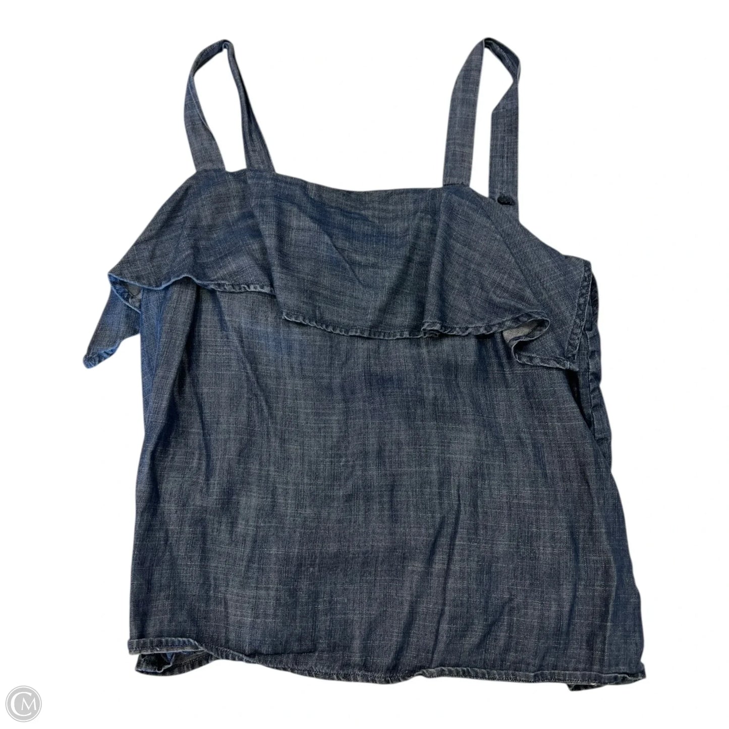 Top Sleeveless By Banana Republic In Blue, Size: L