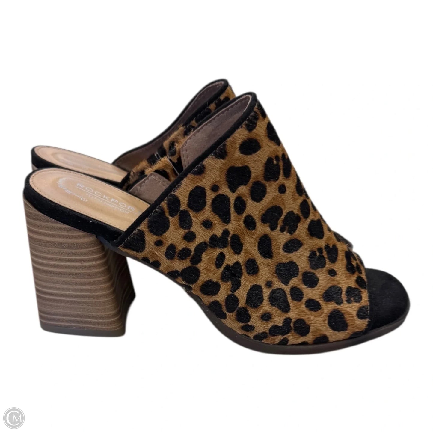 Shoes Heels Block By Rockport In Animal Print, Size: 6.5