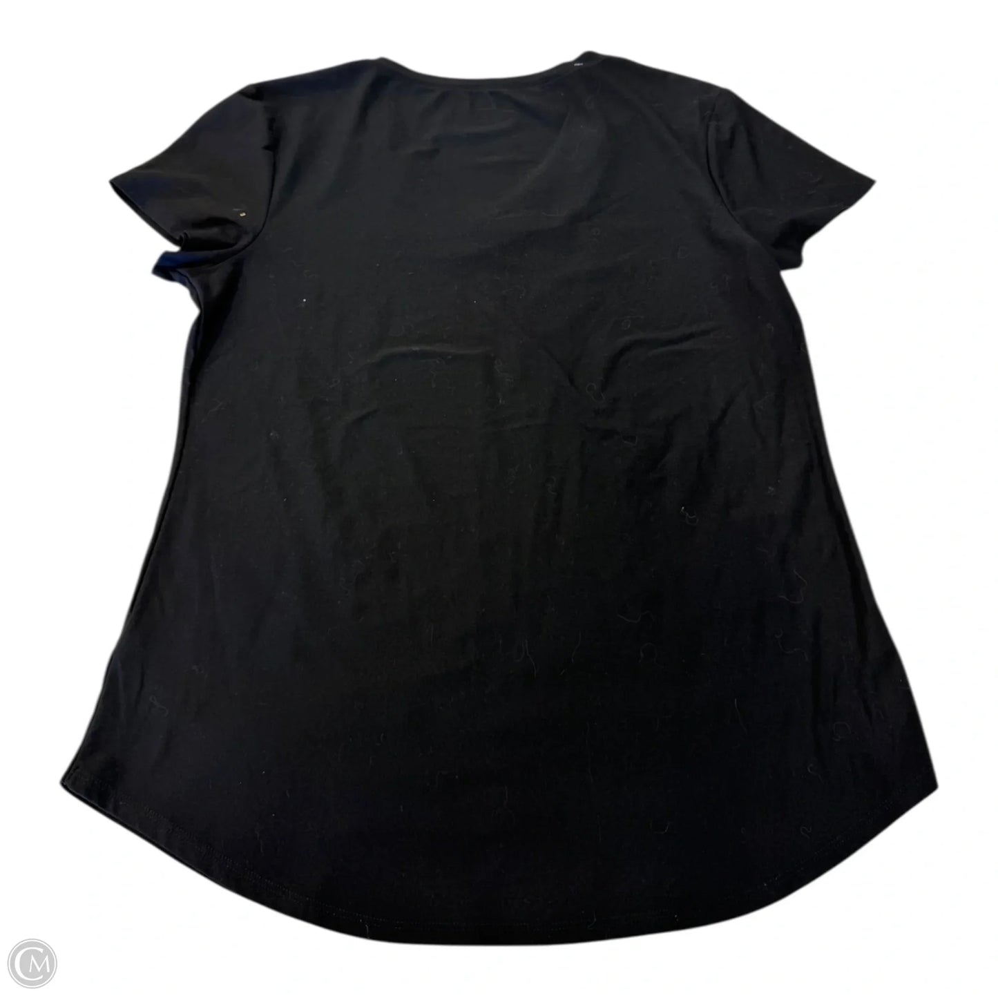 Top Short Sleeve Basic By No Boundaries In Black, Size: Xxl
