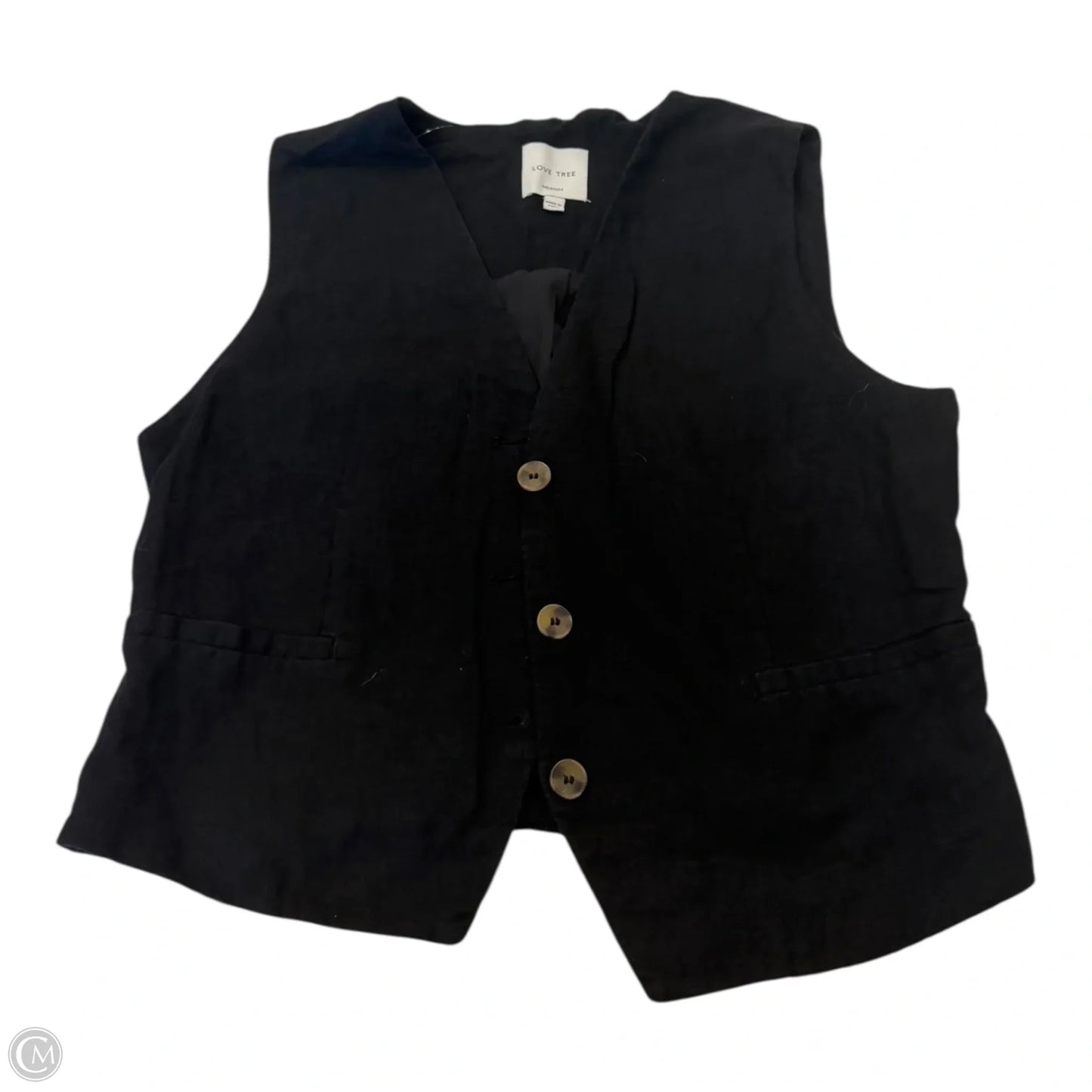 Top Sleeveless By Love Tree In Black, Size: M