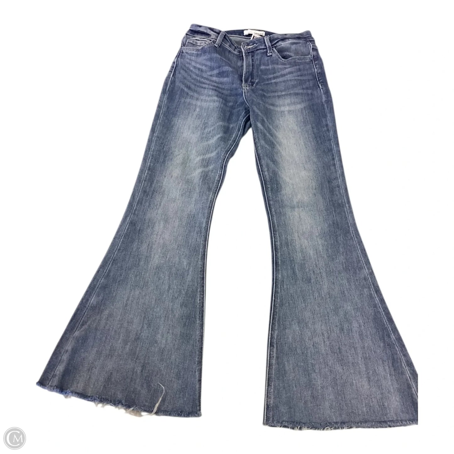 Jeans Flared By Vervet In Blue Denim, Size: 6