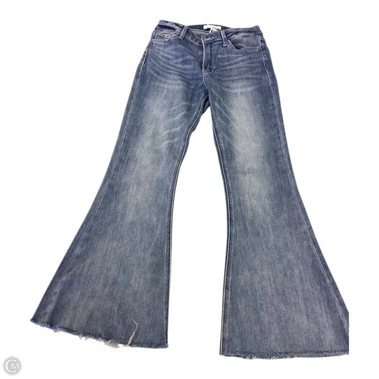 Jeans Flared By Vervet In Blue Denim, Size: 6