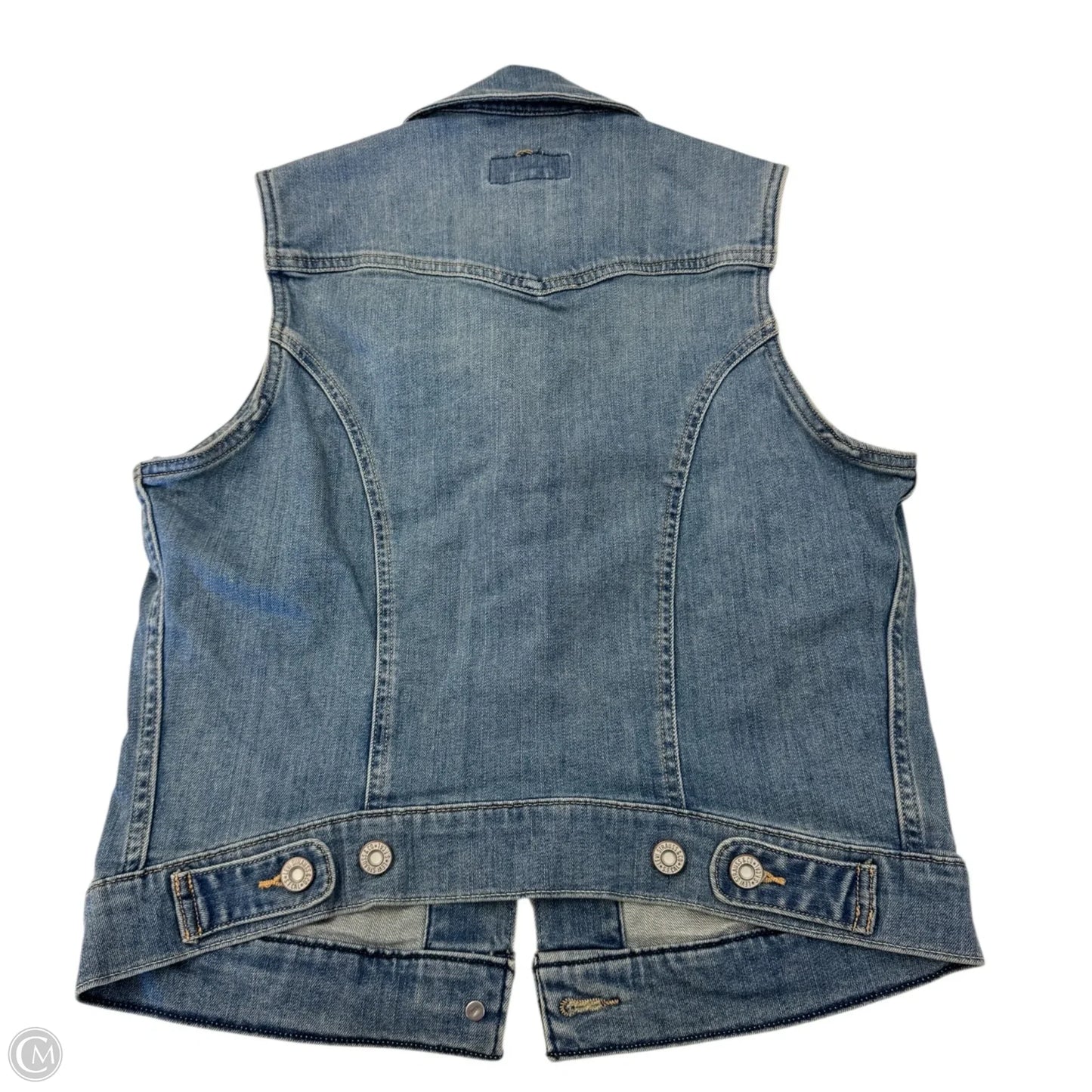 Vest Other By Levis In Blue Denim, Size: M