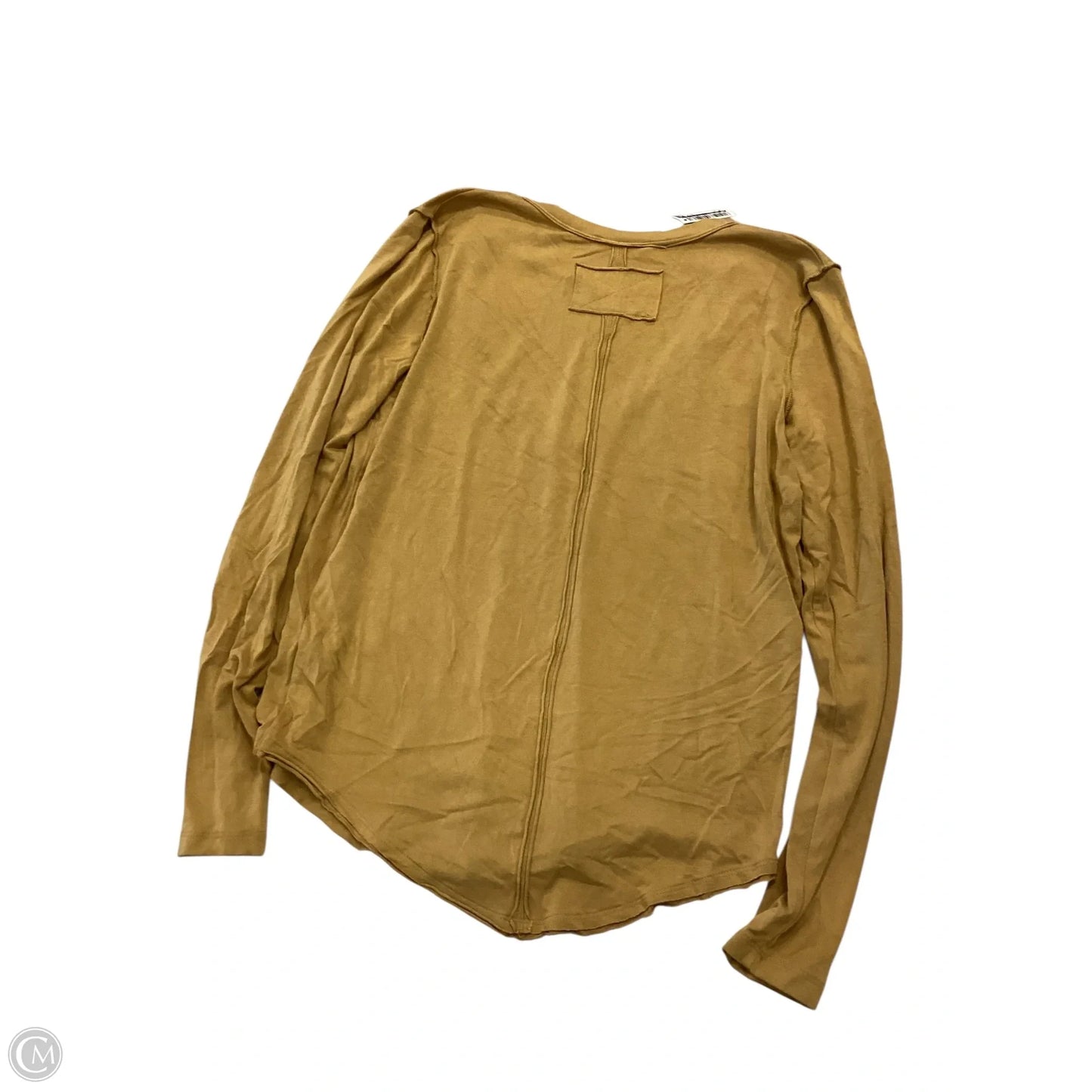 Top Long Sleeve By We The Free In Yellow, Size: S
