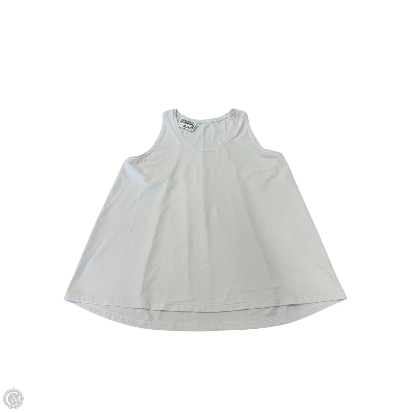 Athletic Tank Top By Lululemon In White, Size: 16