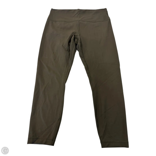 Athletic Pants By Lululemon In Green, Size: 14