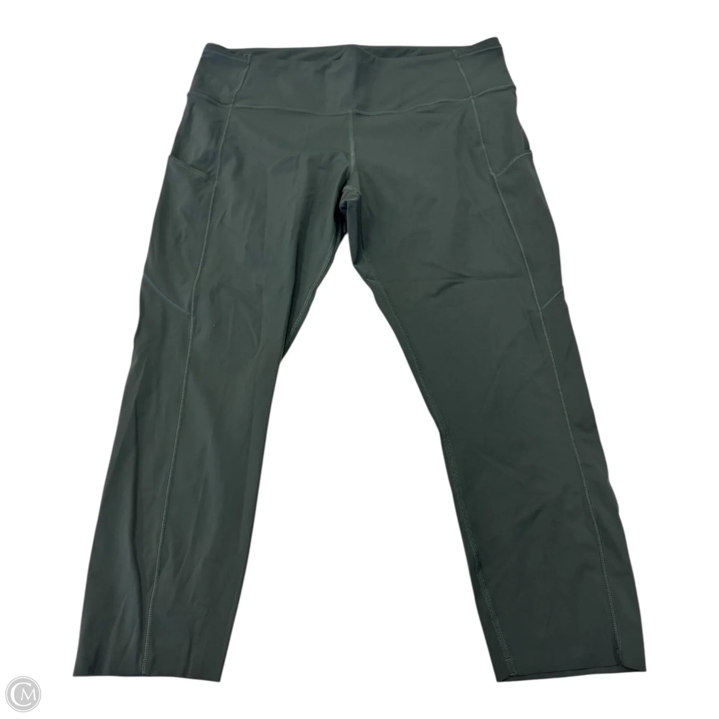 Athletic Pants By Lululemon In Green, Size: 14