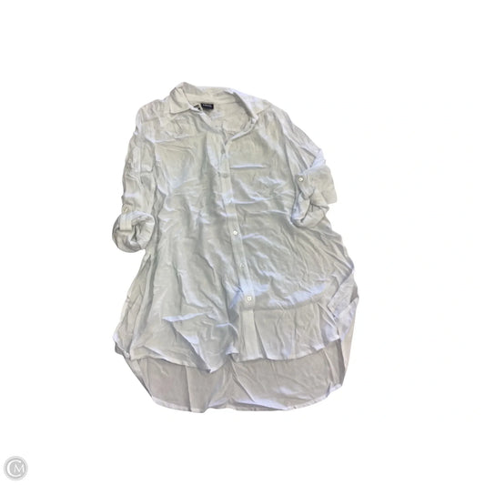 Top Long Sleeve By Inc In White, Size: M