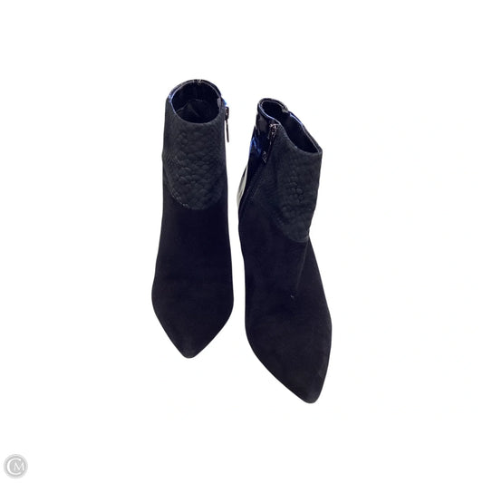 Boots Ankle Heels By Anne Klein In Black, Size: 7