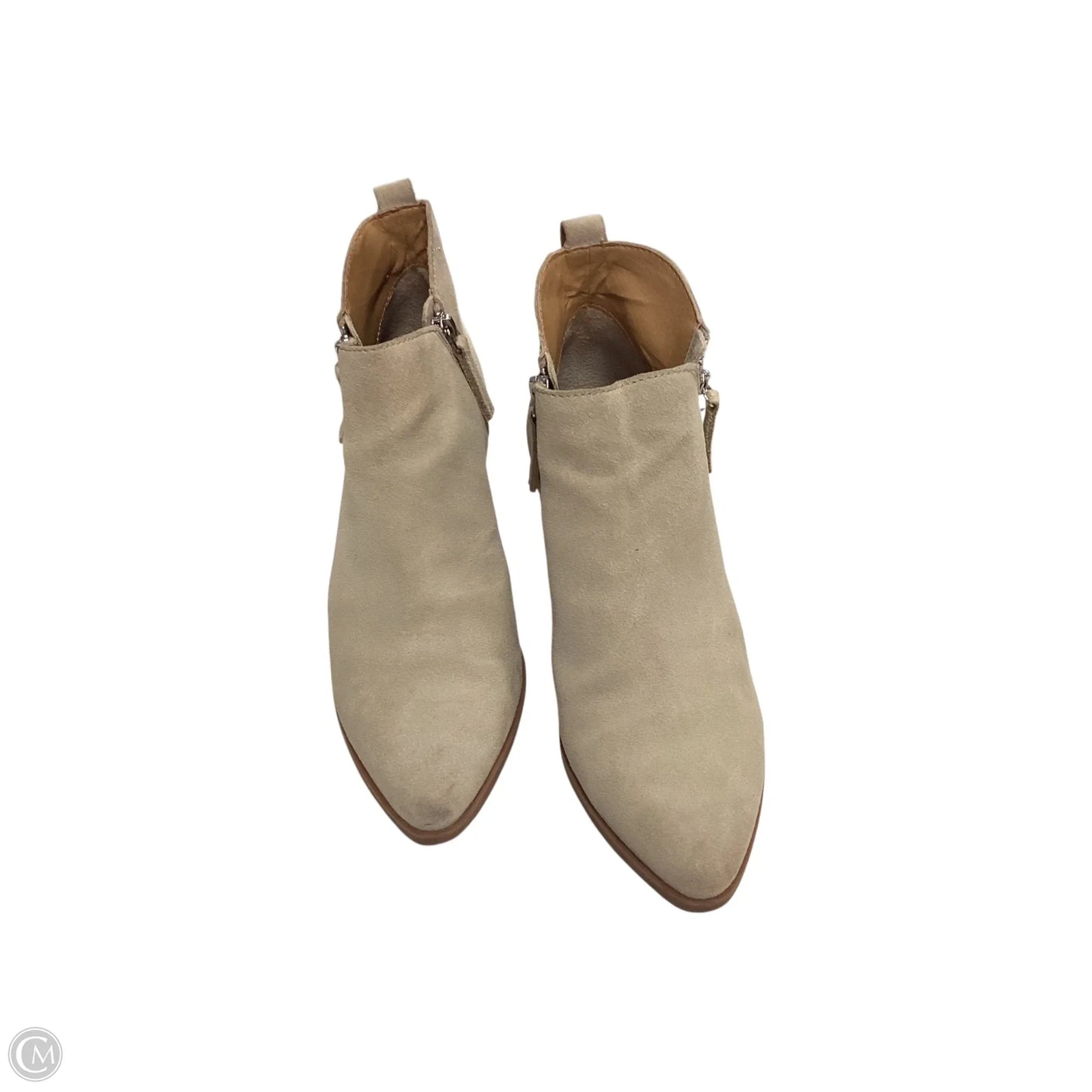 Boots Ankle Heels By Dolce Vita In Tan, Size: 8.5