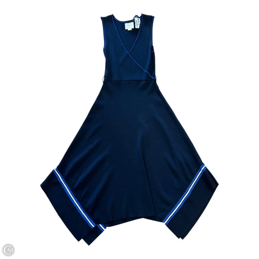 Dress Casual Midi By Maeve In Black & Blue, Size: S