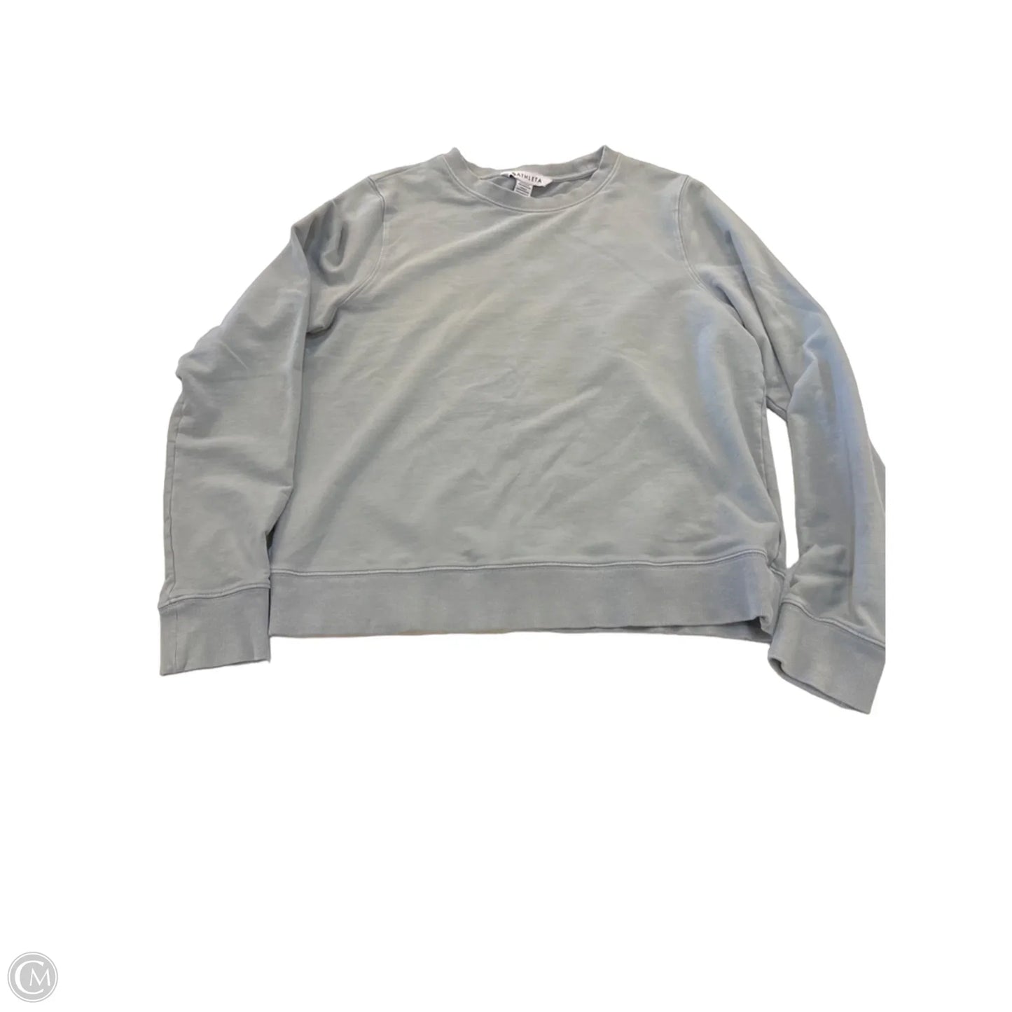 Sweatshirt Crewneck By Athleta In Grey, Size: S