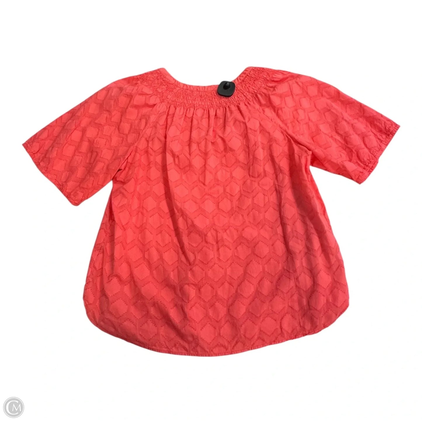 Blouse Short Sleeve By Loft In Pink, Size: M