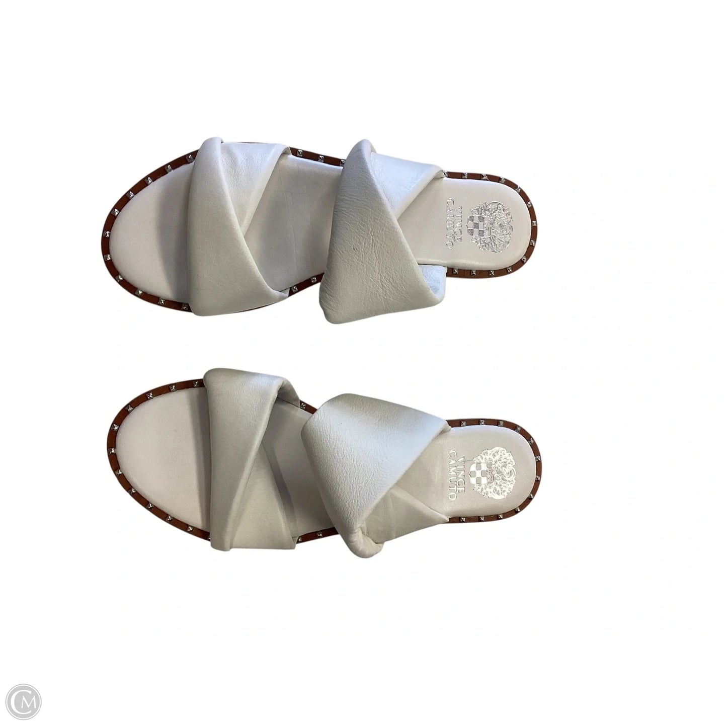 Sandals Flats By Vince Camuto In White, Size: 8.5